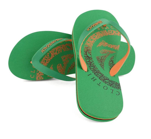 Urban Beach Insignia Green Flip Flops - Cloud Nine Stores