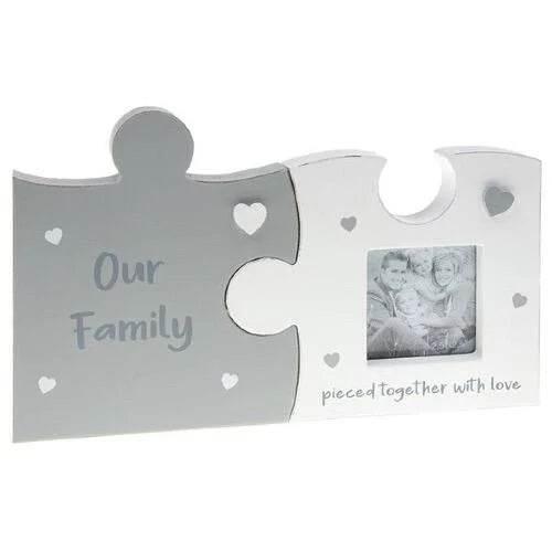 Jigsaw Words Family Photo Frame - Cloud Nine Stores