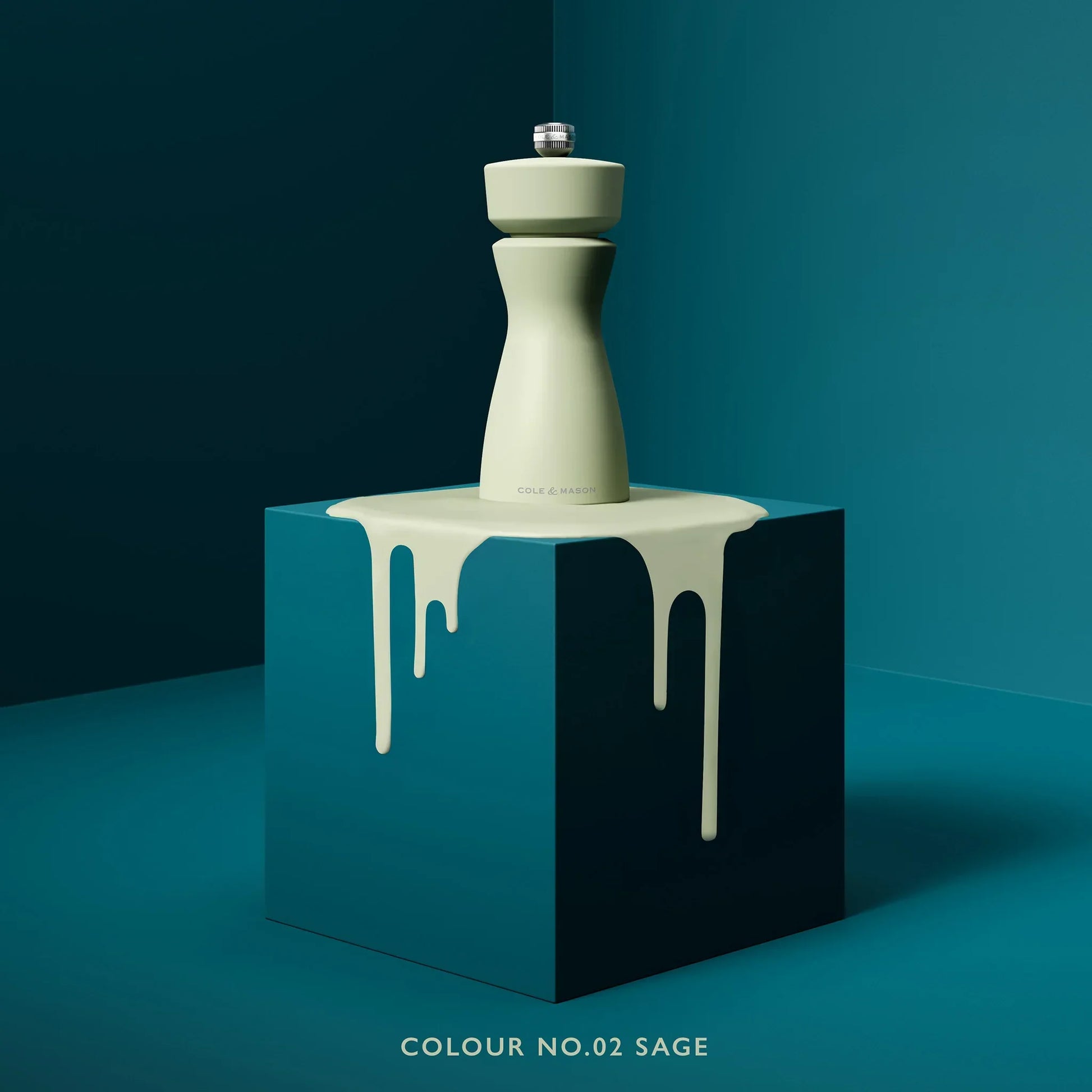 Cole & Mason Kenton Collection Salt and Pepper Mill (Single Mill) Choice of 6 Colours - Cloud Nine Stores