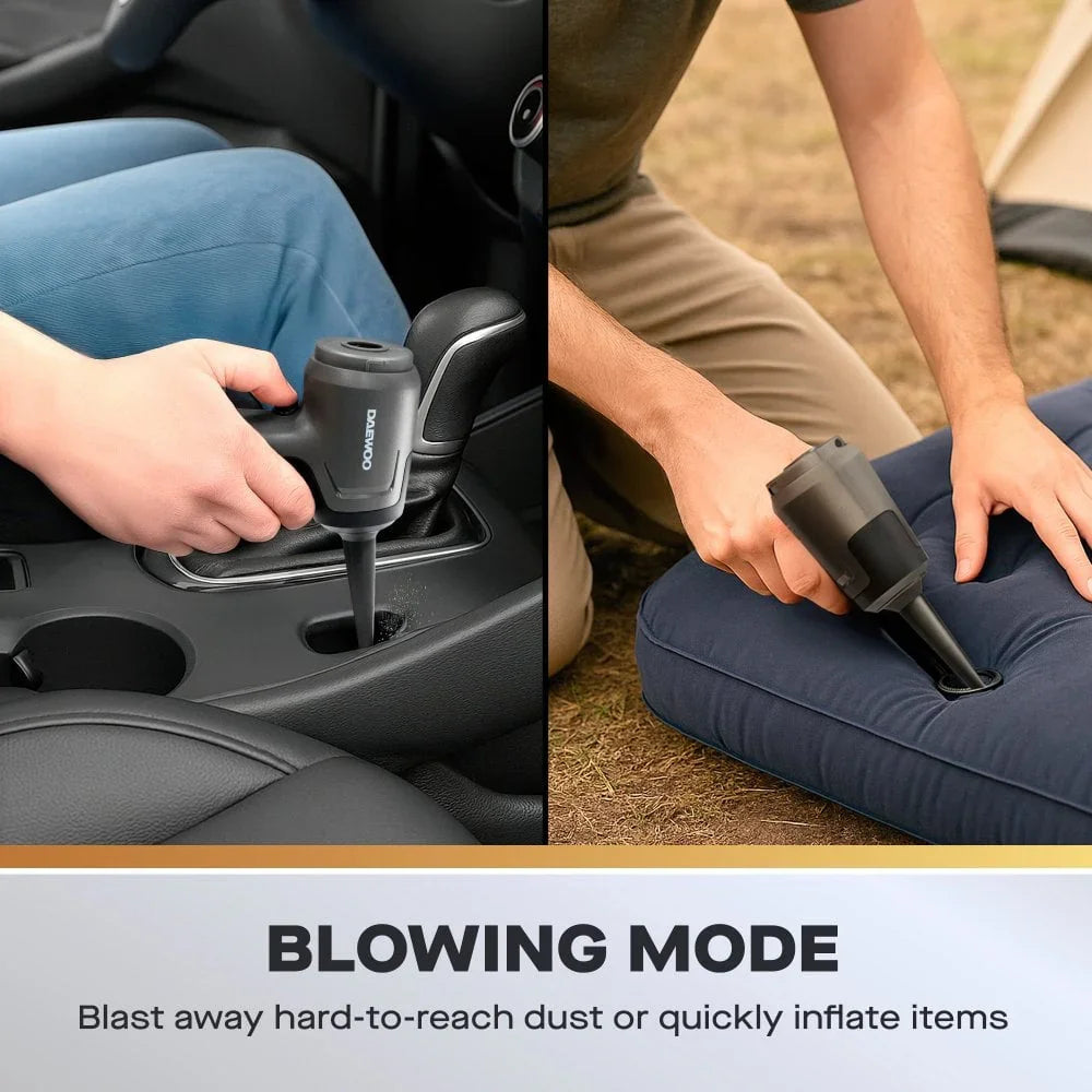 Daewoo Cyclone Freedom Cordless Handheld Car Detailing Vacuum Cleaner