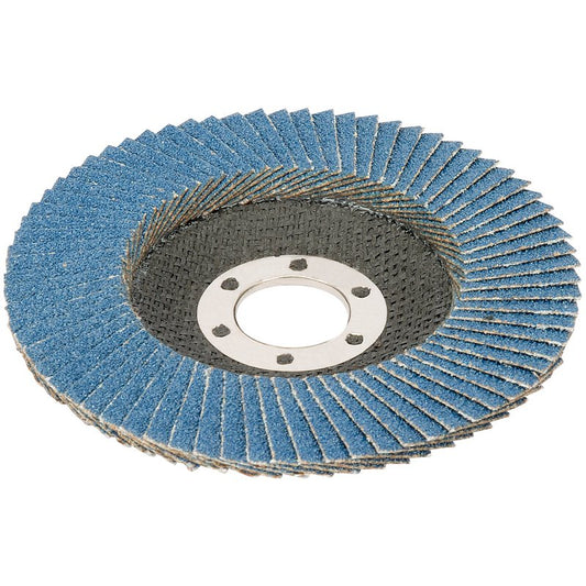 Draper Zirconium Oxide 100mm Flap Disc 80 Grit 30787
