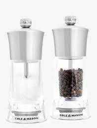 Cole & Mason Bromley Acrylic Salt & Pepper Mills set H243008 - Cloud Nine Stores