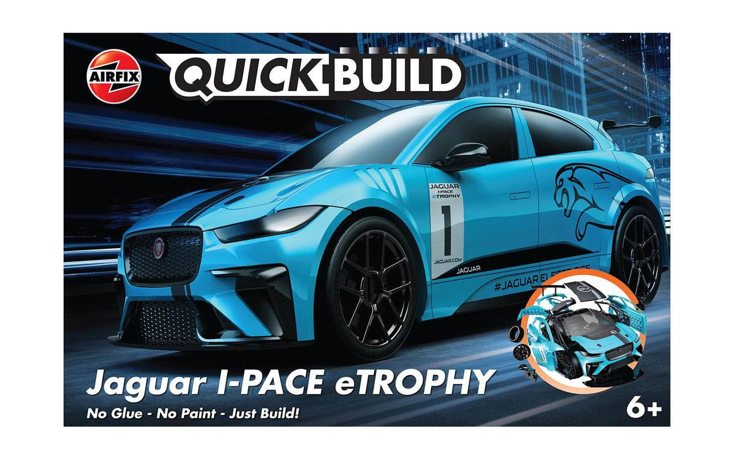 Airfix J6033 Quick Build Jaguar I-Pace eTrophy - Cloud Nine Stores