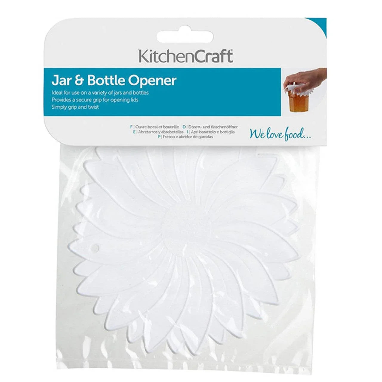 Kitchencraft Rubber Jar and Bottle Opener - Cloud Nine Stores
