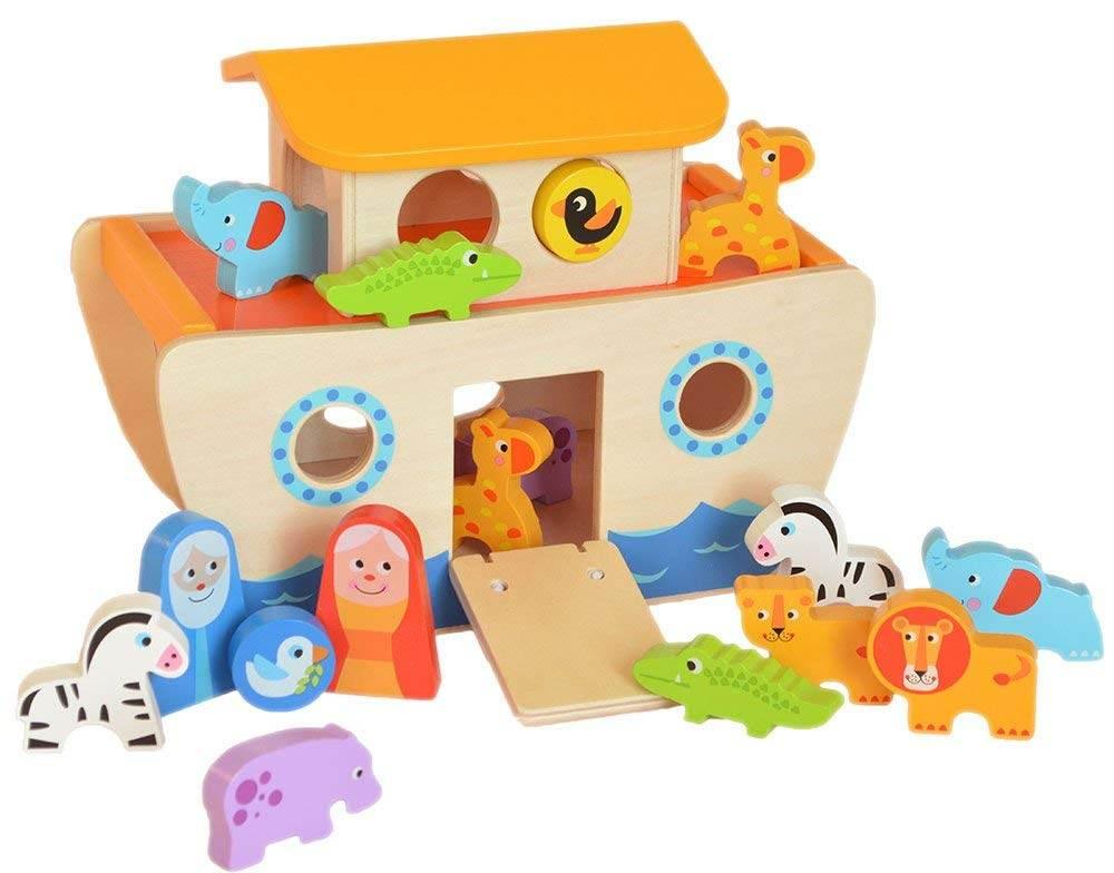 Tooky Toy's Wooden Noah's Ark - Cloud Nine Stores