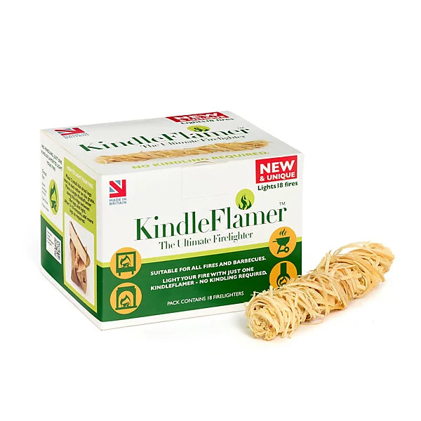 KindleFlamers Natural Firelighters 18 pack - Cloud Nine Stores Cloud Nine Stores