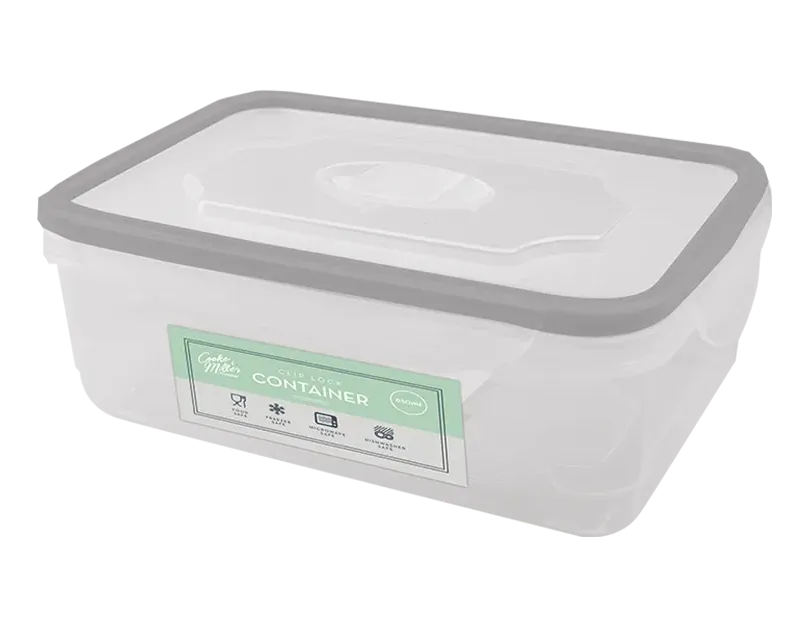 Clip Lock Containers 850ml Cloud Nine Stores
