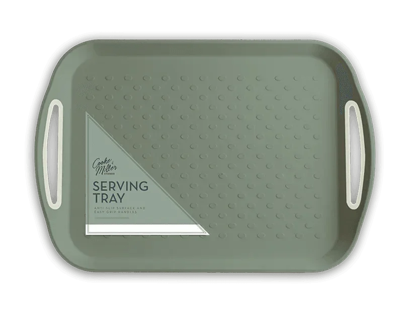 Natural Large Anti Slip Serving Tray - Cloud Nine Stores