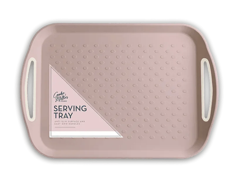 Natural Large Anti Slip Serving Tray - Cloud Nine Stores