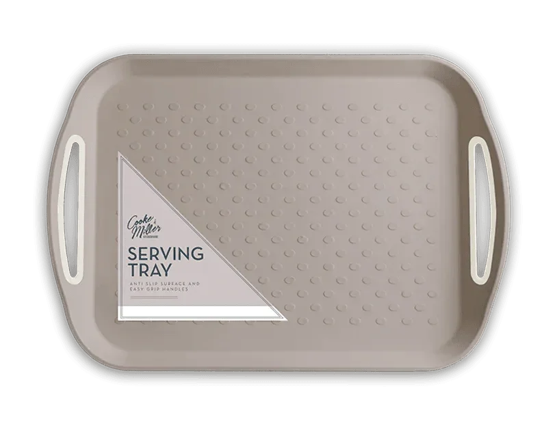 Natural Large Anti Slip Serving Tray - Cloud Nine Stores