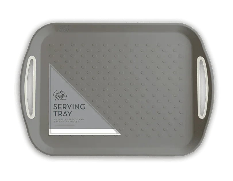 Natural Large Anti Slip Serving Tray - Cloud Nine Stores
