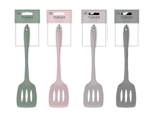 Natural Silicone Slotted Spatula - Cloud Nine Stores