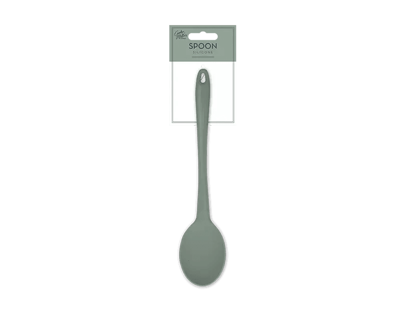 Natural Silicone Solid Spoon - Cloud Nine Stores