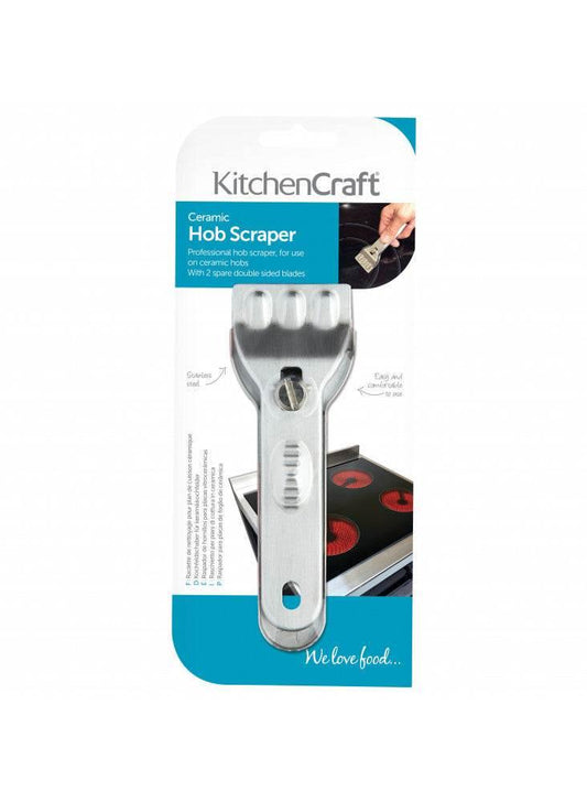 KitchenCraft Stainless Steel Ceramic Hob Scraper - Cloud Nine Stores