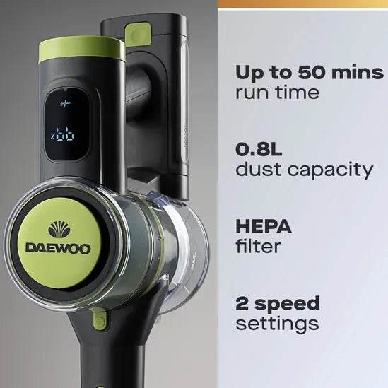 Daewoo 'Freedom Pro' 3-in-1 Cordless Vacuum Cleaner & Hand Held 50min Runtime - Cloud Nine Stores