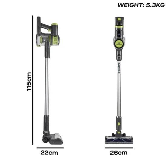 Daewoo 'Freedom Pro' 3-in-1 Cordless Vacuum Cleaner & Hand Held 50min Runtime - Cloud Nine Stores