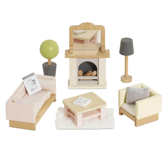 Wooden Dolls House Living Room Set - Le Toy Van - Cloud Nine Stores