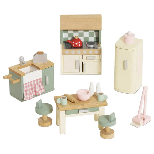 Wooden Dolls House Kitchen Furniture Set - Le Toy Van - Cloud Nine Stores