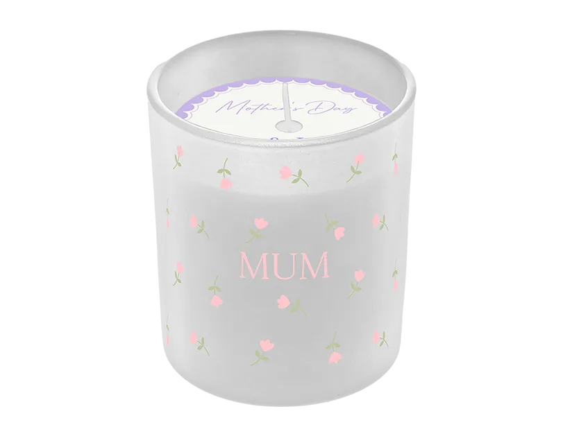 Mother's Day Tulip & Jasmine Fragranced Candle 170G Cloud Nine Stores