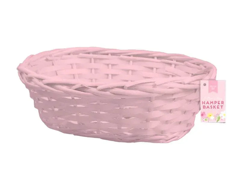 Woven Hamper Basket (Single) Assorted Colours - Cloud Nine Stores