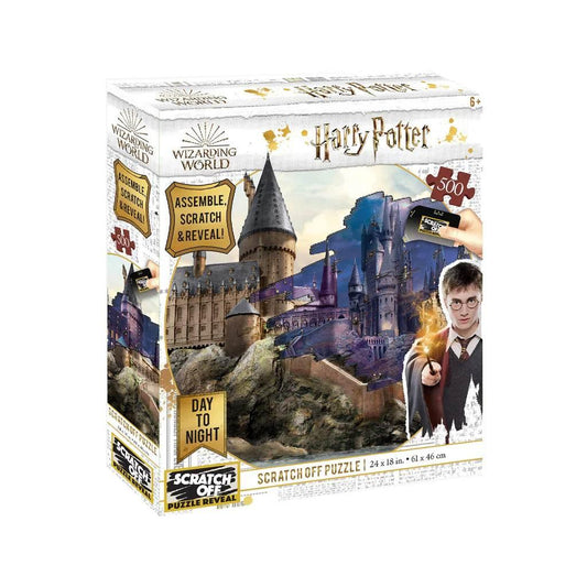 Harry Potter Hogwarts Day to Night Scratch Off Puzzle - Cloud Nine Stores