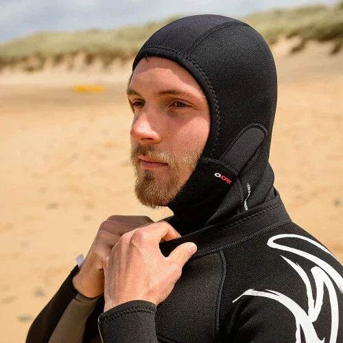 Osprey Adults Wetsuit 3 mm Neoprene Surf Hood, Black - Cloud Nine Stores