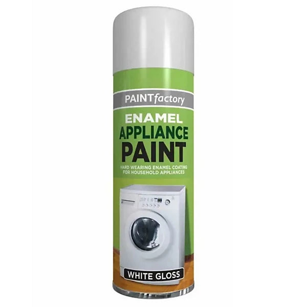 Paint Factory Enamel Appliance Spray White Gloss 300ml Cloud Nine Stores
