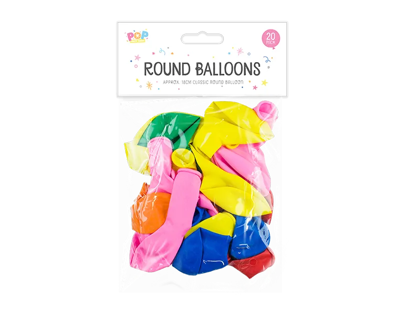 Round Balloons 20pk
