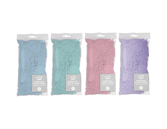 Pastel Shredded Tissue Paper 25g