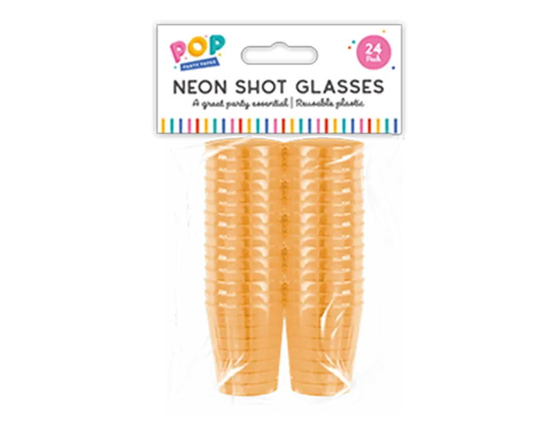 Neon Shot Glasses 24pk