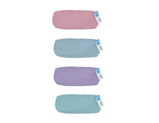 Pastel Plain Rectangle Pencil Case - Cloud Nine Stores