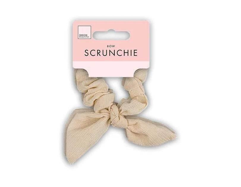 Textured Fabric Scrunchie with Bow 2pk - Cloud Nine Stores