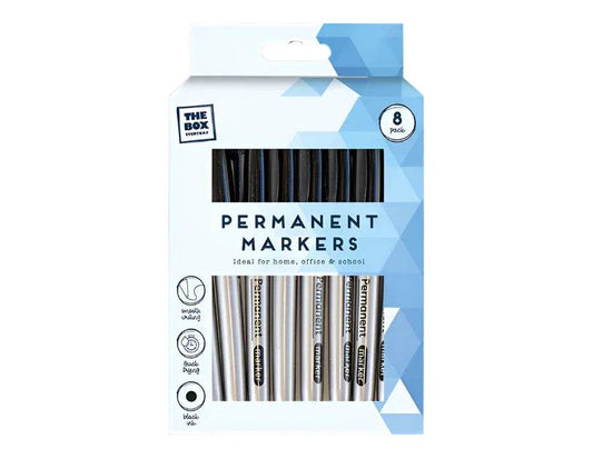 Permanent Markers 8pk - Cloud Nine Stores