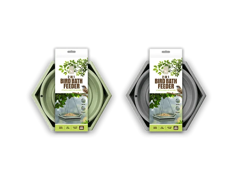 2-IN-1 Bird Bath & Feeder - Cloud Nine Stores