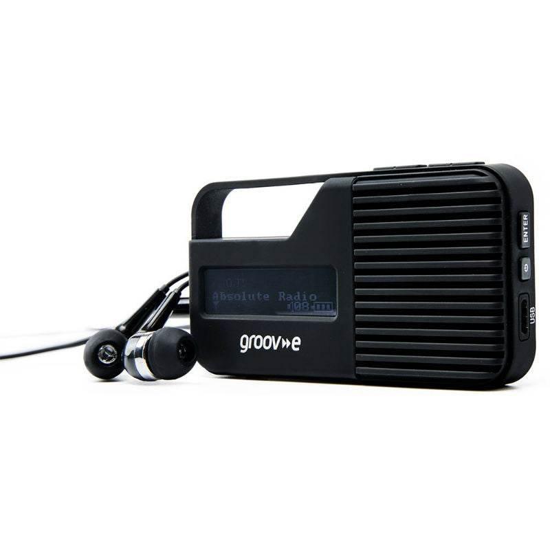 Groove GVDR01/BK Dab/Fm Digital Radio - Black - Cloud Nine Stores
