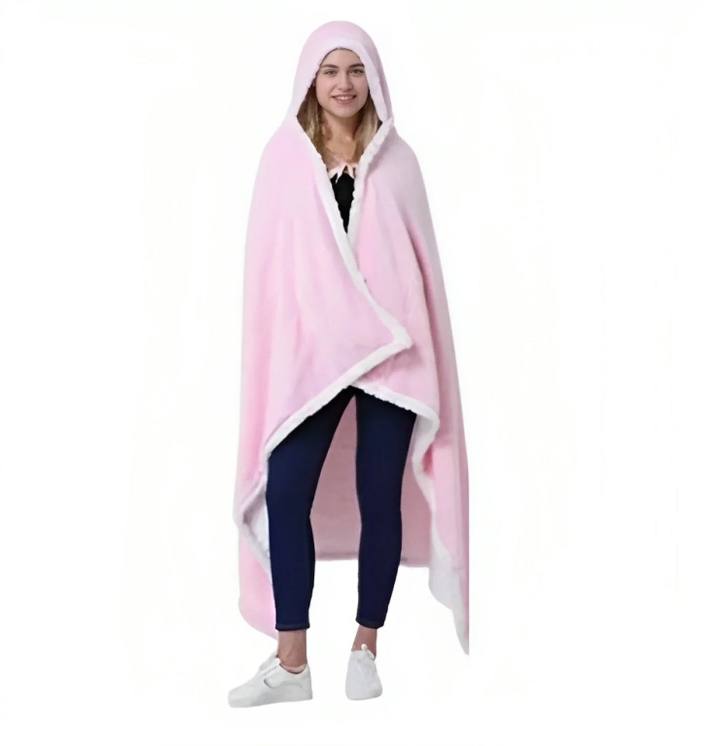 Soft & Snug Hooded Blankets With Sherpa