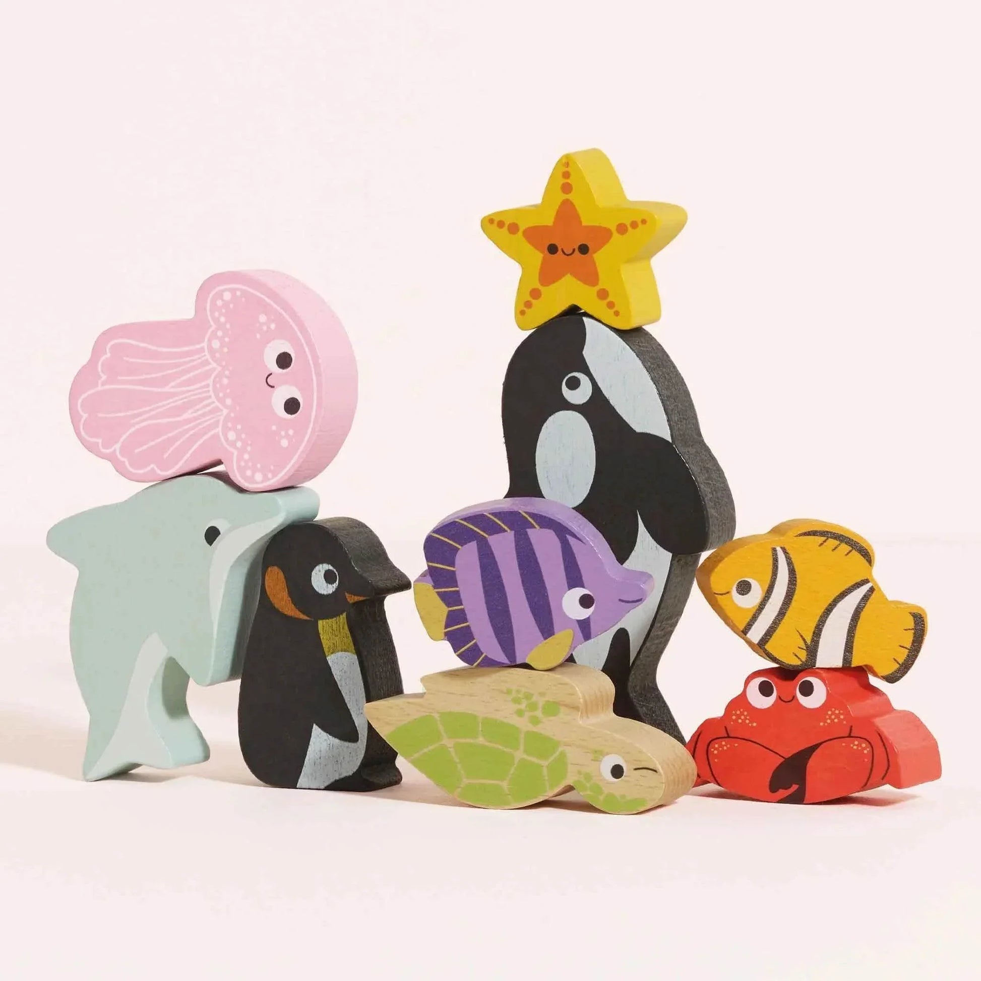 Ocean Life Stacking Animals & Bag - Le Toy Van - Cloud Nine Stores