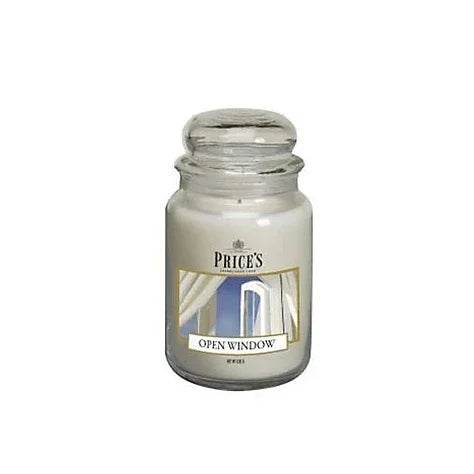 Prices's Candles Large Jar Candle, Open Window - Cloud Nine Stores