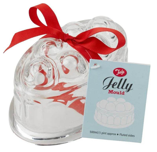Tala 10B16931 Vintage Oval Glass Jelly Mould, Clear - Cloud Nine Stores