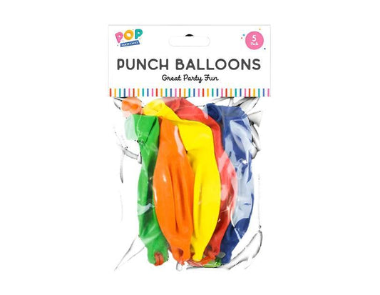 Punch Balloons 5pk - Cloud Nine Stores