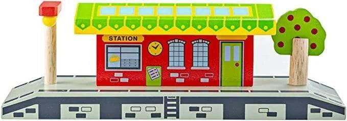 Rail Village Station - Bigjigs - Cloud Nine Stores