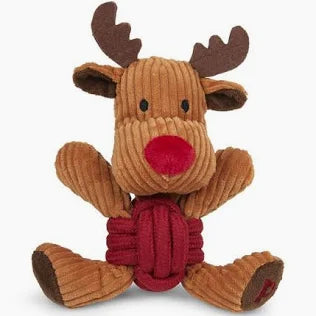 Reindeer Rope Ball Plush Dog Toy