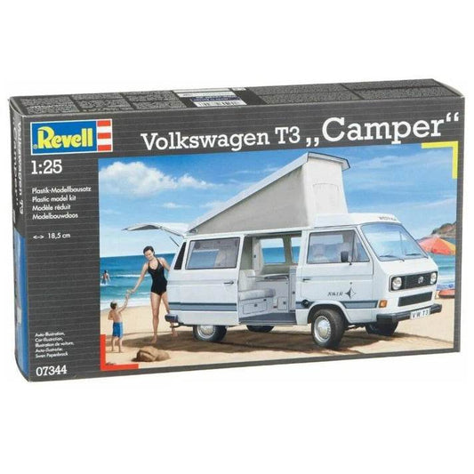Revell Volkswagen T3 Camper Westfalia Joker 1:25 Van Bus Model Kit VW 07344 - Cloud Nine Stores