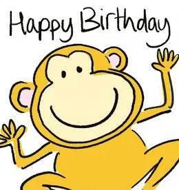 Monkey Happy Birthday - Cloud Nine Stores