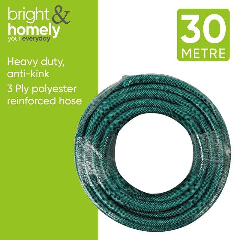 BRIGHT & HOMELY REINFORCED GARDEN HOSE PIPE 30M - Cloud Nine Stores