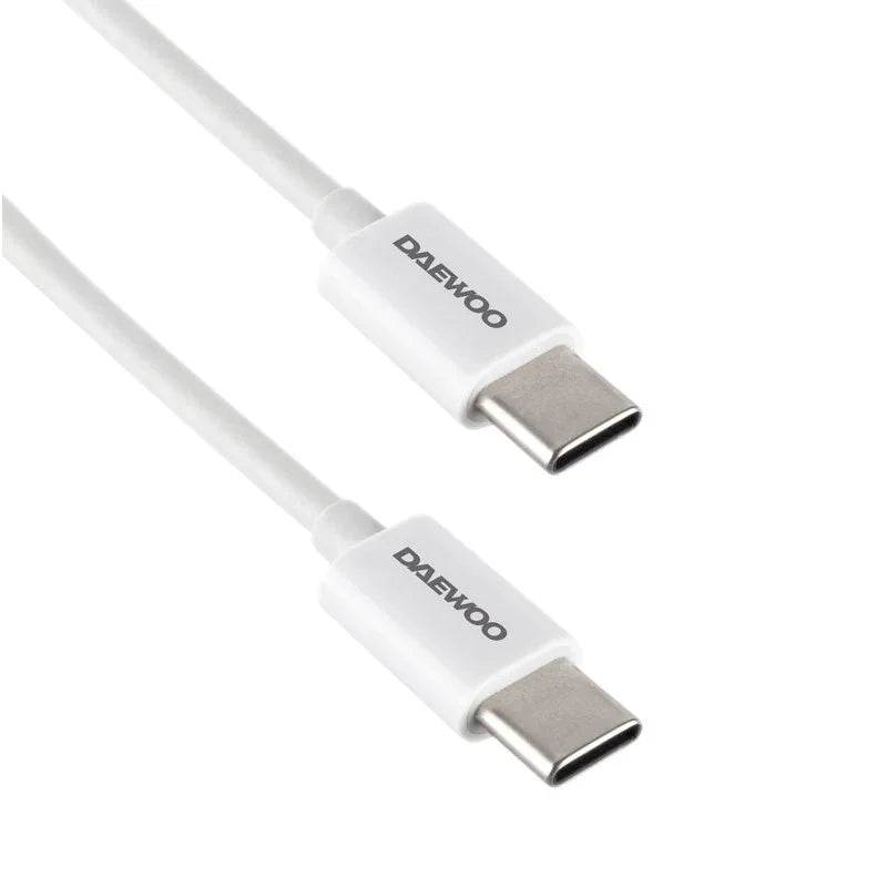 DAEWOO 1 METRE USB-C TO USB-C CABLE 1A - Cloud Nine Stores