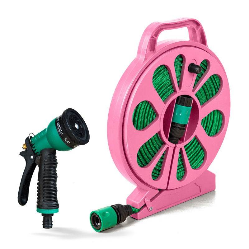 GREEN HABITATS 50FT FLAT HOSE SPRAY NOZZLE PINK - Cloud Nine Stores