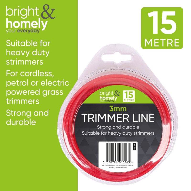 BRIGHT & HOMELY TRIMMER LINE 3MMX15M - Cloud Nine Stores