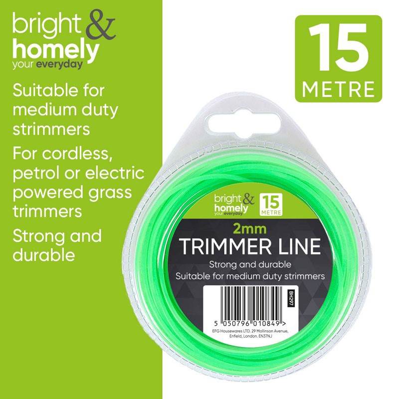 BRIGHT & HOMELY TRIMMER LINE 2MMX15M - Cloud Nine Stores