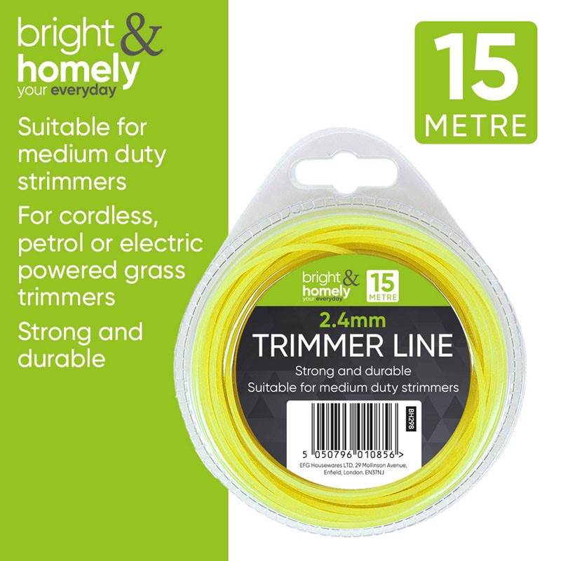 BRIGHT & HOMELY TRIMMER LINE 2.4MMX15M - Cloud Nine Stores